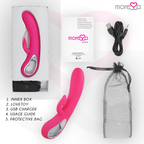 MORESSA - DUSTIN KLITORISUGNING OG KRAFTIG VIBRATION PREMIUM SILIKONE GENOPLADELIG
