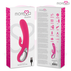 MORESSA - DUSTIN KLITORISUGNING OG KRAFTIG VIBRATION PREMIUM SILIKONE GENOPLADELIG