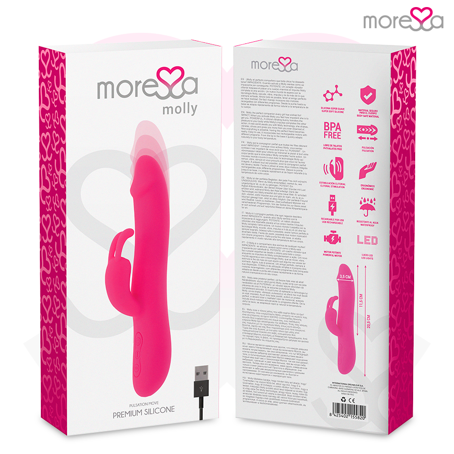 MORESSA - MOLLY PREMIUM SILIKONE GENOPLADELIG