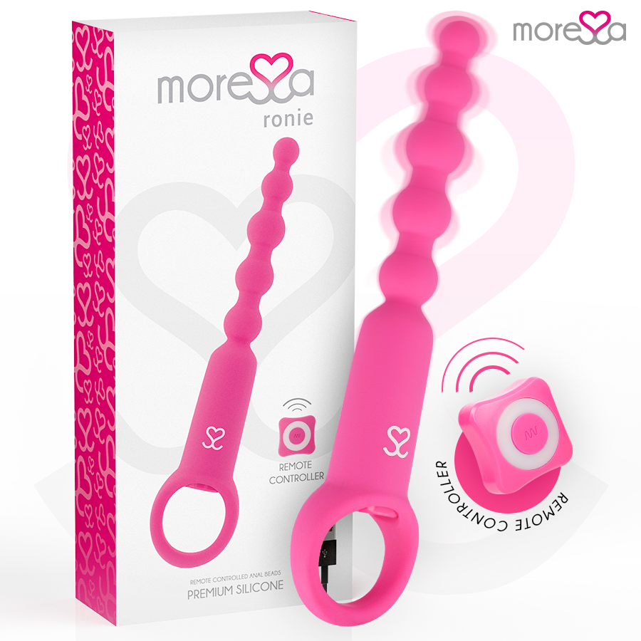 MORESSA - RONIE FJERNBETJENING ANAL FORNØJELSE PINK