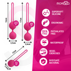 MORESSA - OSIAN SÆT PREMIUM SILIKONE PINK (Osian En - 51 g | Osian To - 101 g | Osian Tre 85 g)