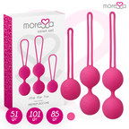 MORESSA - OSIAN SÆT PREMIUM SILIKONE PINK (Osian En - 51 g | Osian To - 101 g | Osian Tre 85 g)