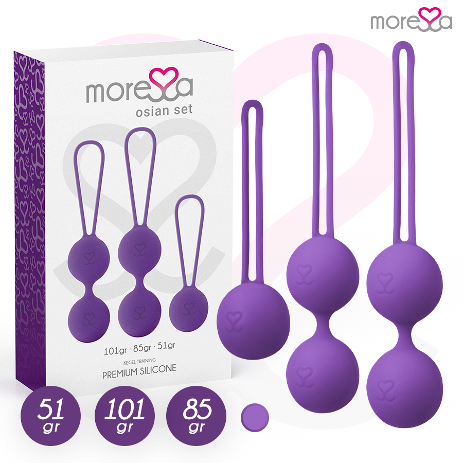 MORESSA - OSIAN SÆT PREMIUM LILA SILIKONE