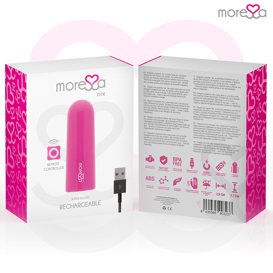 MORESSA - NIX VIBRATOR FJERNBETJENING PINK