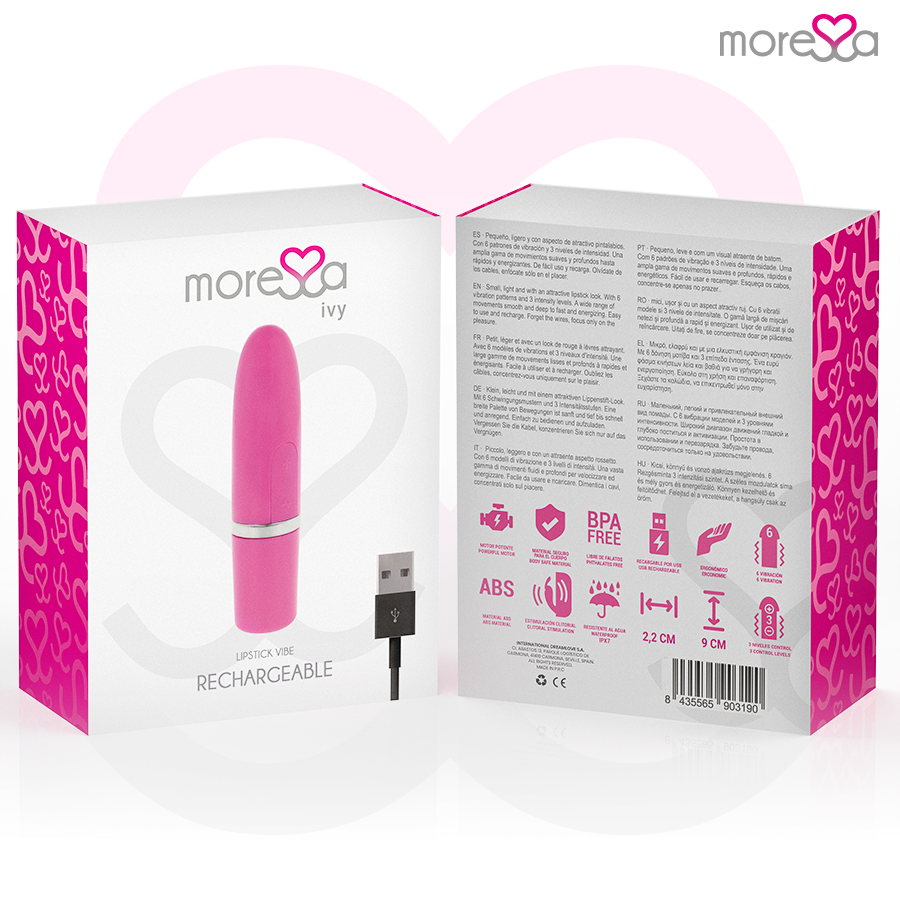 MORESSA - IVY VIBRATOR STIMULATOR REJSE PINK
