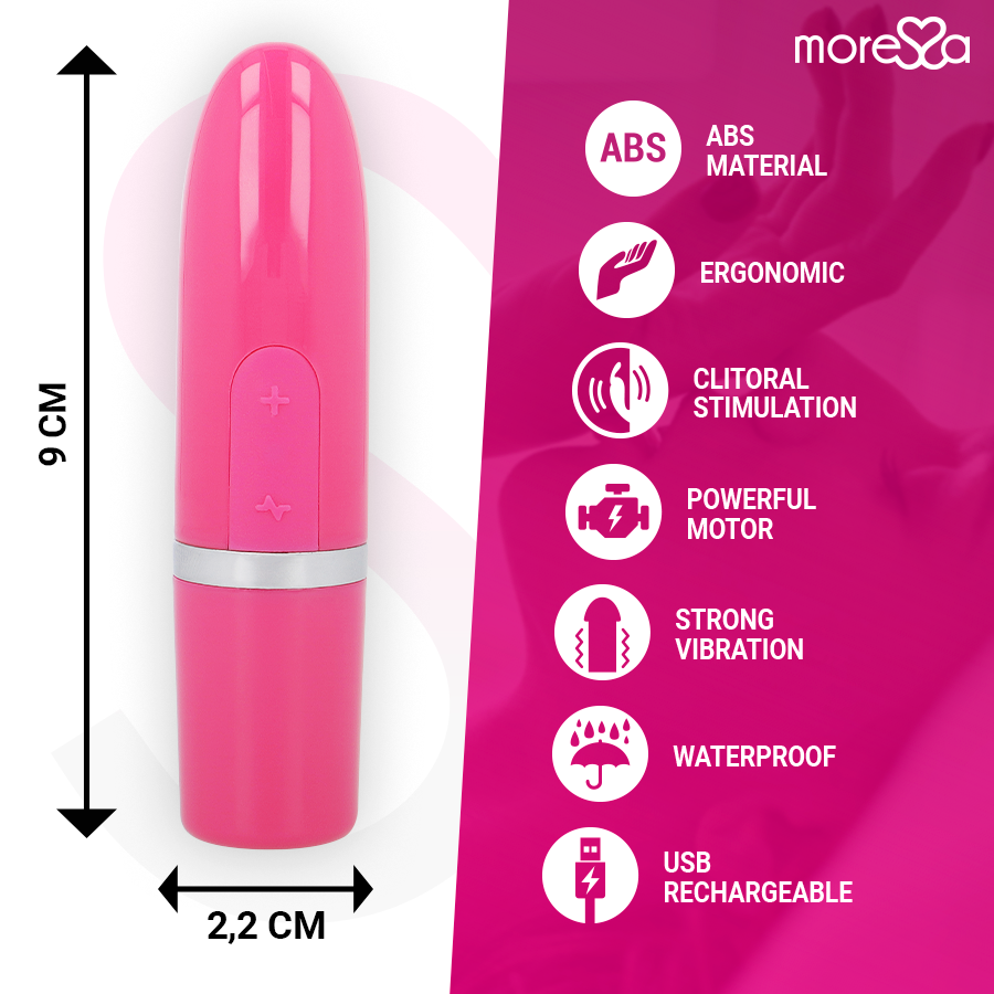 MORESSA - IVY VIBRATOR STIMULATOR REJSE PINK
