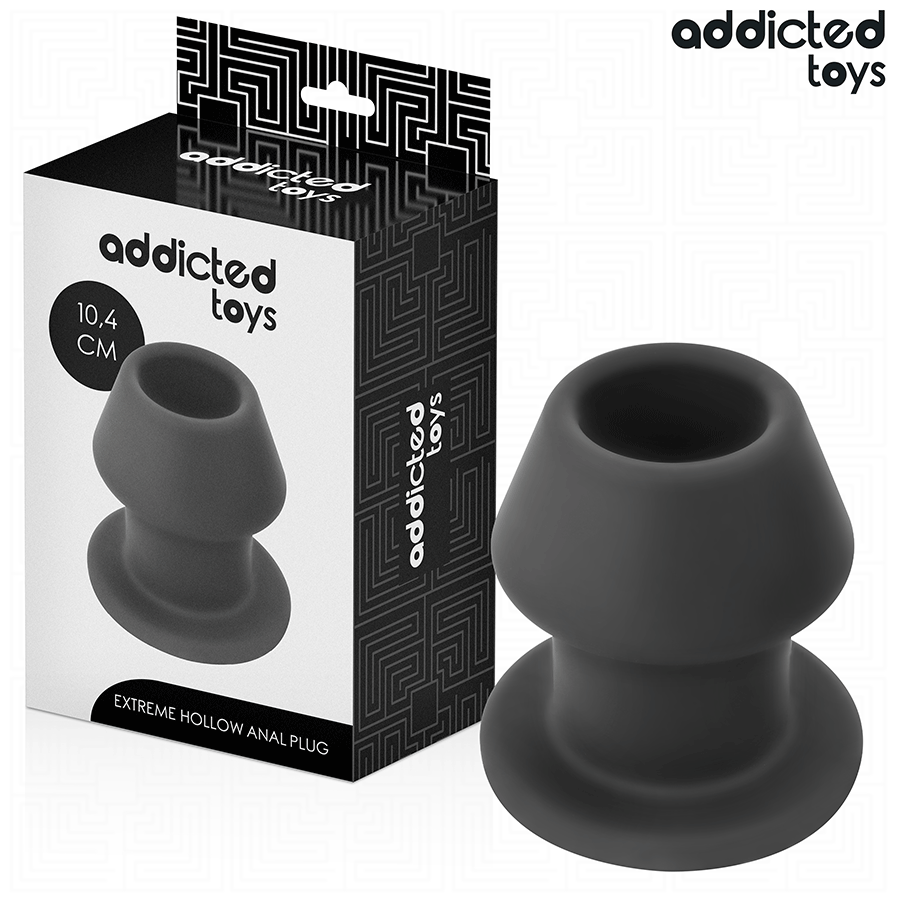 ADDICTED TOYS - EKSTREM HULE ANALPLUG SILIKONE STØRRELSE L 10,4 CM