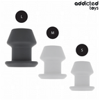 ADDICTED TOYS - EKSTREM HULE ANALPLUG SILIKONE STØRRELSE L 10,4 CM