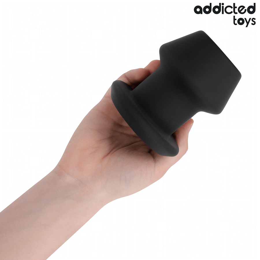 ADDICTED TOYS - EKSTREM HULE ANALPLUG SILIKONE STØRRELSE L 10,4 CM
