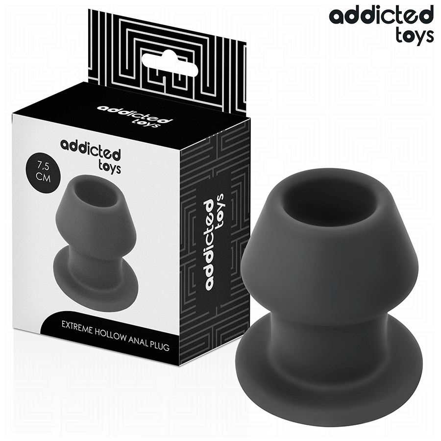 ADDICTED TOYS - EKSTREM HULE ANALPLUG SILIKONE STØRRELSE S 7,5 CM