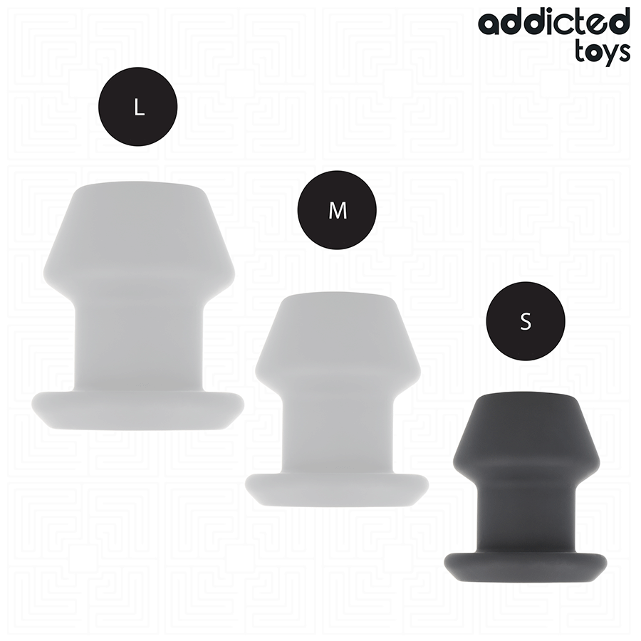 ADDICTED TOYS - EKSTREM HULE ANALPLUG SILIKONE STØRRELSE S 7,5 CM