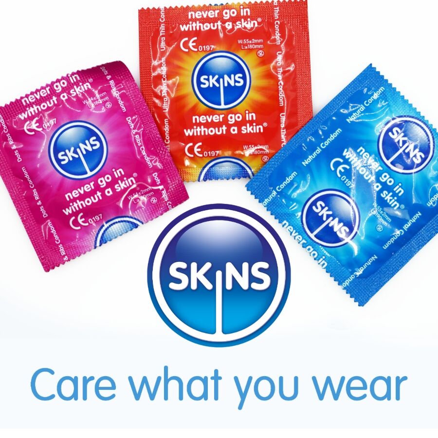 SKINS - ASSORTERET PREMIUM KONDOMER PAKKE 16