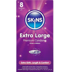 SKINS - EKSTRA STOR PREMIUM KONDOMER PAKKE 8