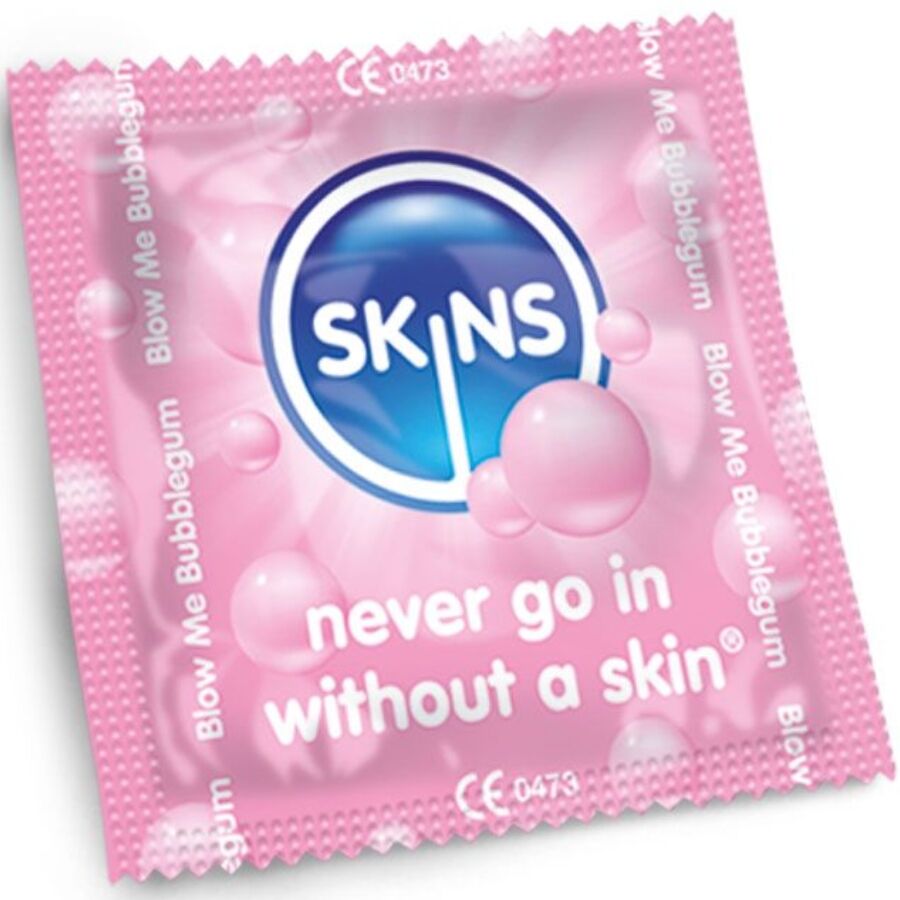 SKINS - BUBBLEGUM PREMIUM KONDOMSPAKKE 8
