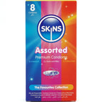 SKINS - ASSORTERET PREMIUM KONDOMER PAKKE 8