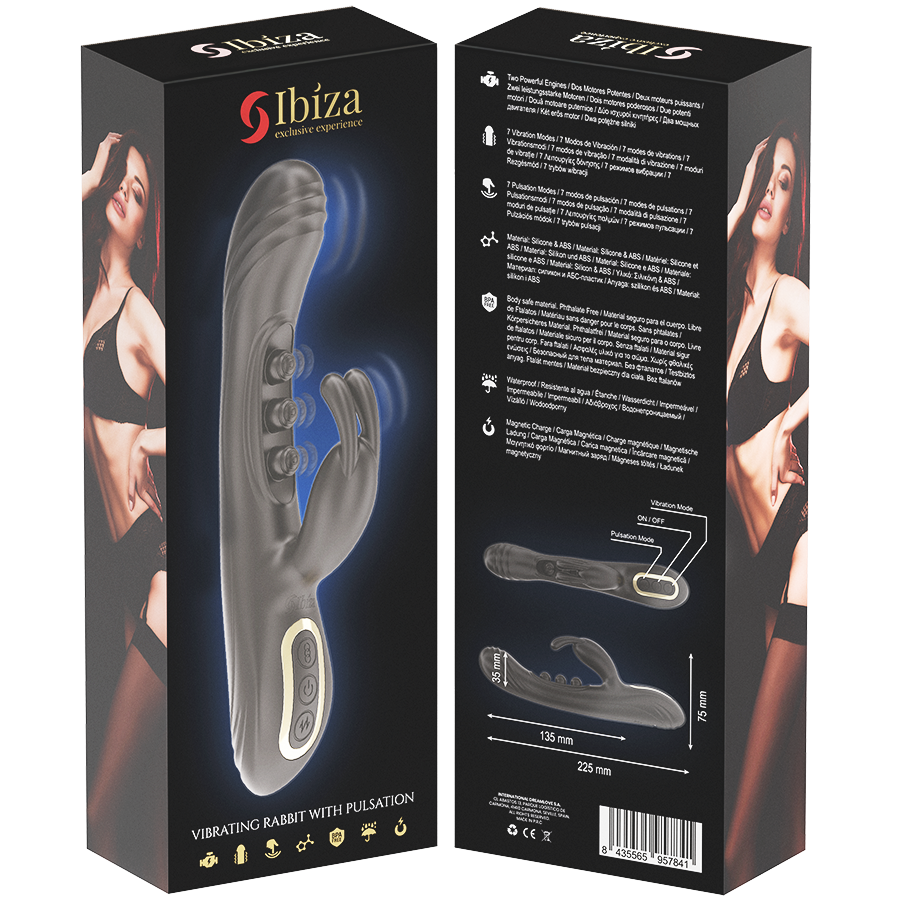 IBIZA - VIBRERENDE KANIN MED PULSATION