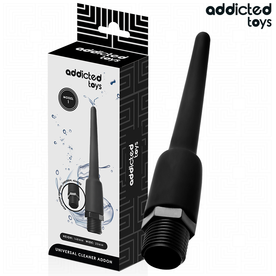 Addicted Toys - Analrenser med universaladapter model 1