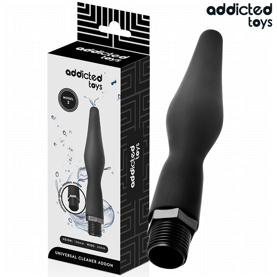 Addicted Toys - Analrenser med universaladapter model 2