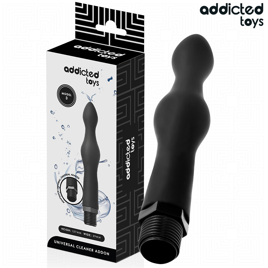 Addicted Toys - Analrenser med universaladapter model 3