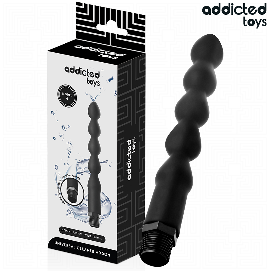 Addicted Toys - Analrenser med universaladapter model 6