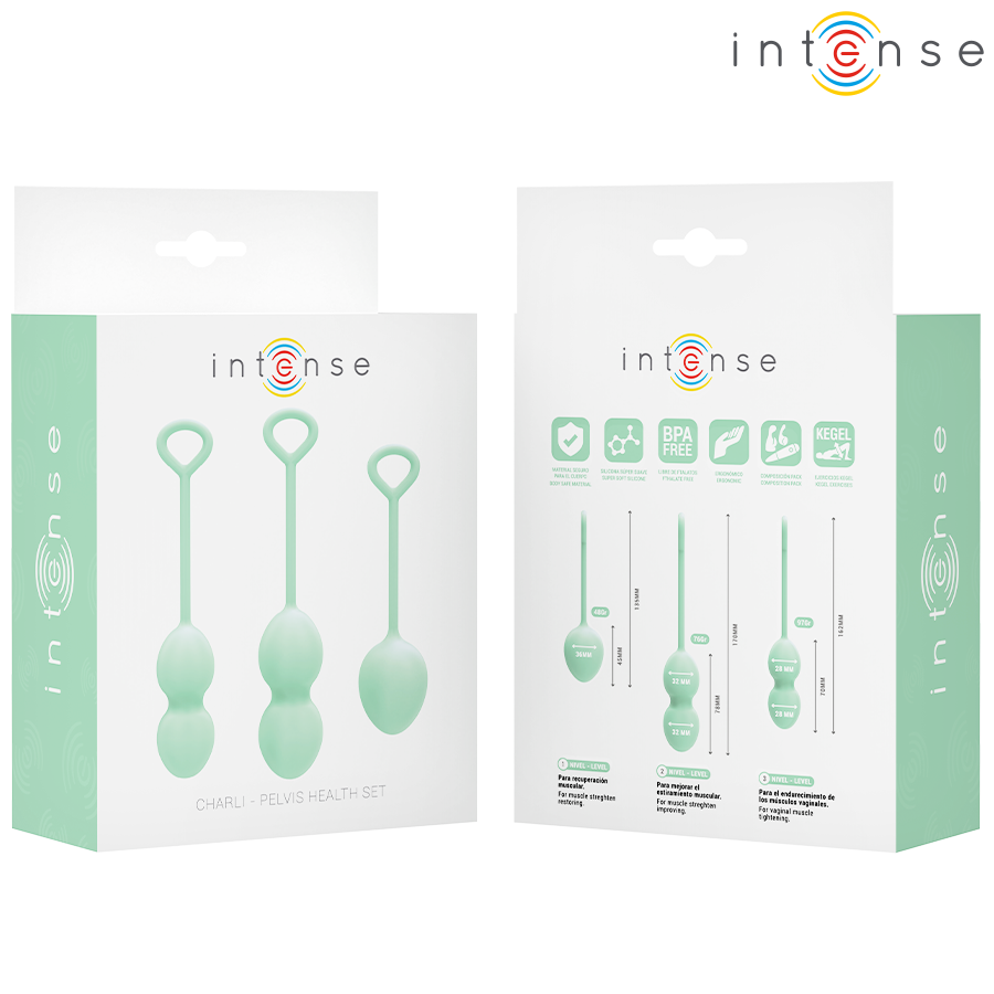 INTENSE - CHARLI KEGEL BOLDSÆT LYS JADEGRØN
