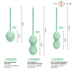 INTENSE - CHARLI KEGEL BOLDSÆT LYS JADEGRØN