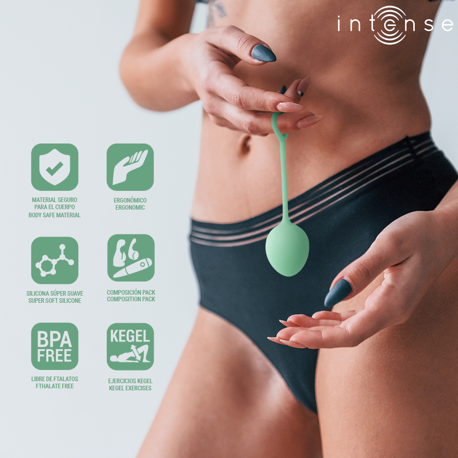 INTENSE - CHARLI KEGEL BOLDSÆT LYS JADEGRØN