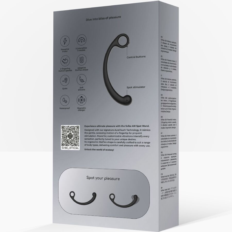 SNAIL VIBE - AXI VIBRERENDE MASSAGESTAV SORT