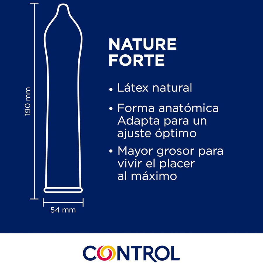 CONTROL - NATURE FORTE KONDOMER 144 STK.