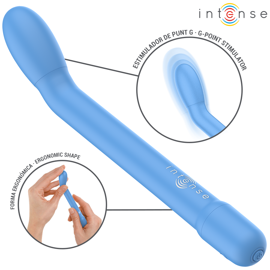 INTENSE - KARLIE GENOPLADELIG G-PUNKT STIMULATOR BLÅ