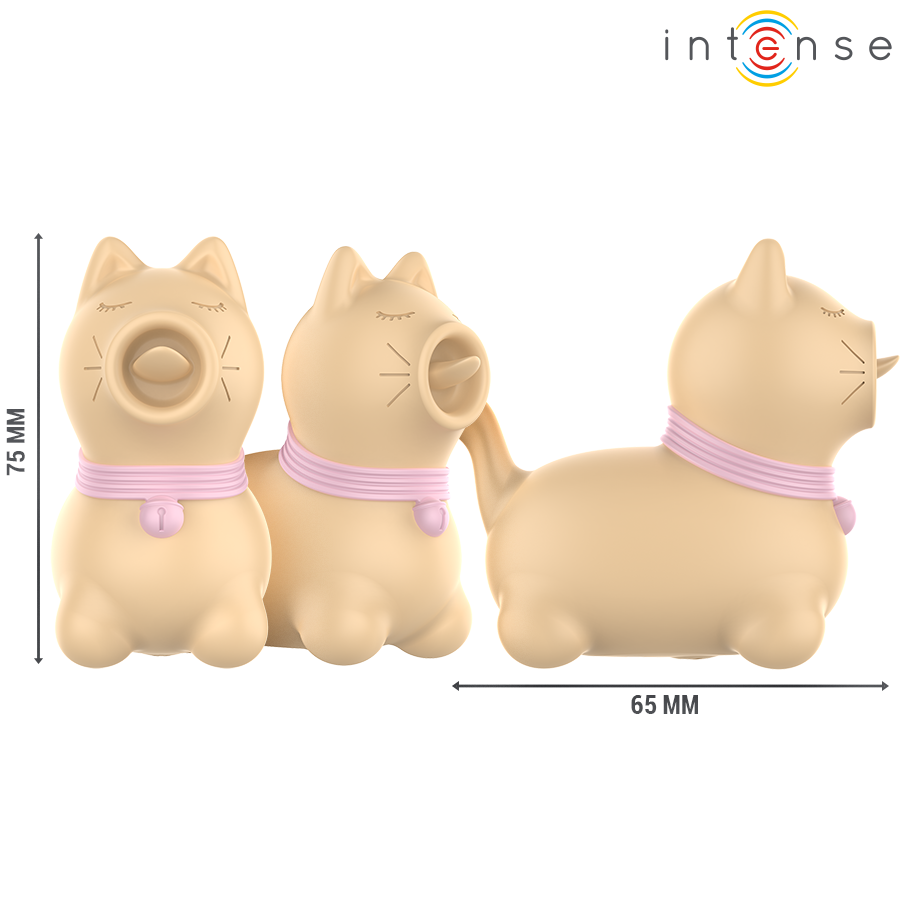 INTENS - TOULOUSE STIMULATOR MED 360º ROTERENDE TUNGE GUL
