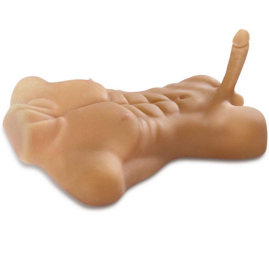 EKSTREM LEGETØJ - KNEP MIG, MEGA MANDLIG TORSO-MASTURBADOR