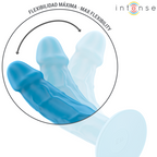 INTENSE - PHOEBE REALISTISK VIBRATOR 10 VIBRATIONER BLÅ FJERNBETJENING
