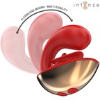 INTENSE - MARIAH VIBRATOR & STIMULATOR I U-FORM 10 VIBRATIONER RØD