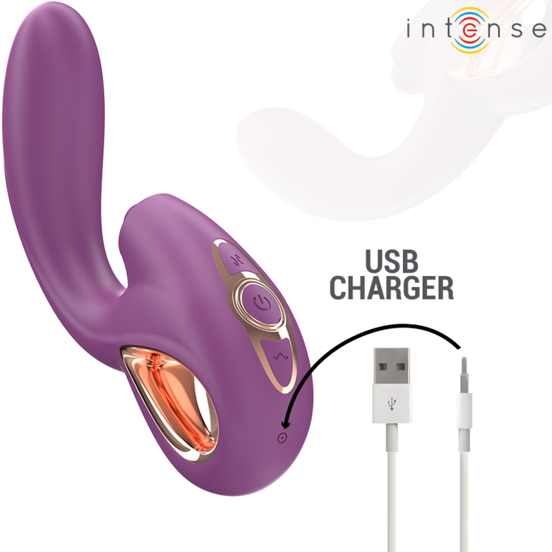 INTENS - LALI MULTIFUNKTIONS G-PUNKT VIBRATOR TAPNING & THRUST & VIBRATION LILLA