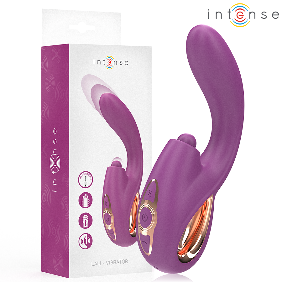 INTENS - LALI MULTIFUNKTIONS G-PUNKT VIBRATOR TAPNING & THRUST & VIBRATION LILLA