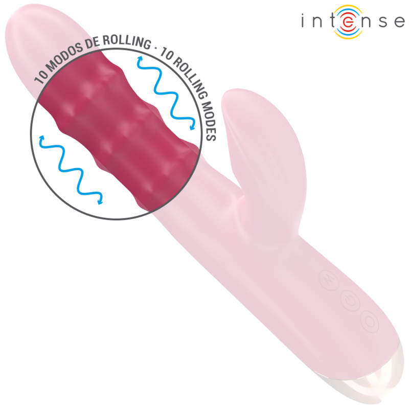 INTENSE - CHLOE MULTIFUNKTIONSVIBRATOR 3 I 1 RØD
