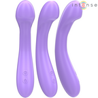 INTENSE - BECKY VIBRATOR 19 CM OPVARMET MED 7 VIBRATIONER, LILLA