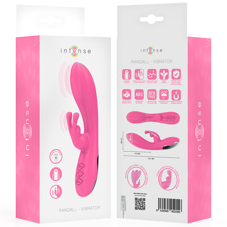 INTENSE - RANDALL KANINVIBRATOR 10 VIBRATIONER PINK