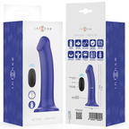INTENSE - VICTORIA VIBRATOR MED SUGEKOP 10 VIBRATIONER MØRKEBLÅ FJERNBETJENING