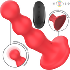 INTENSE - CODY VIBRATOR MED SUGEKOP RØD FJERNBETJENING