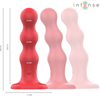 INTENSE - CODY VIBRATOR MED SUGEKOP RØD FJERNBETJENING