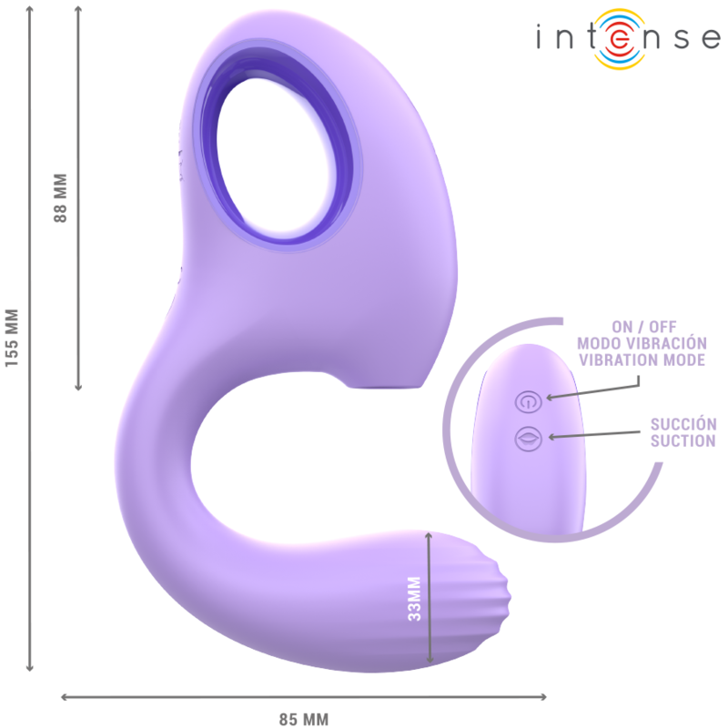 INTENS - BAXTER VIBRATOR & STIMULATOR VIOLET