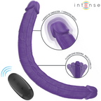 INTENSE - GUNTER DILDO DOBBELTVIBRATOR 40 CM LILLA FJERNBETJENING