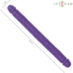 INTENSE - GUNTER DILDO DOBBELTVIBRATOR 40 CM LILLA FJERNBETJENING
