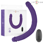 INTENSE - GUNTER DILDO DOBBELTVIBRATOR 40 CM LILLA FJERNBETJENING