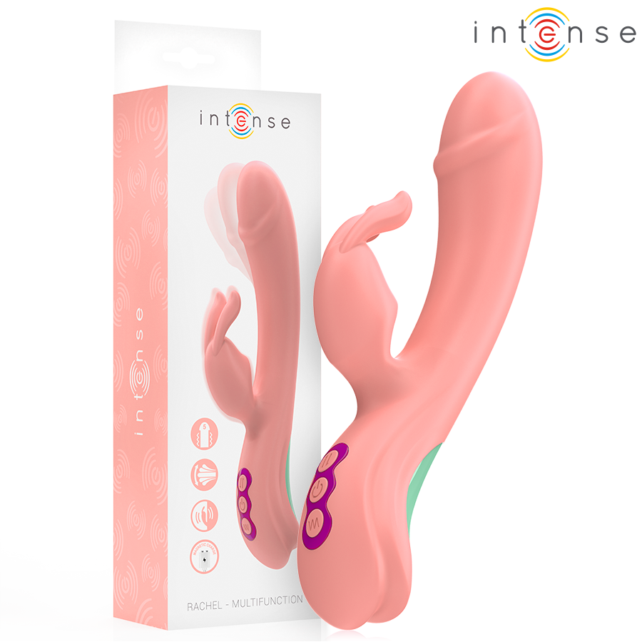 INTENSE - RACHEL RABBIT VIBRATOR 5 VIBRATIONER PINK