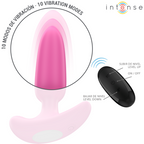 INTENSE - ROSS ANALPLUG 10 VIBRATIONER PINK FJERNBETJENING