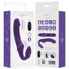 INTENSE - JILL DOBBELTVIBRATOR 20 CM LILLA FJERNBETJENING