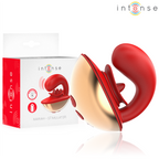 INTENSE - MARIAH VIBRATOR & STIMULATOR I U-FORM 10 VIBRATIONER RØD